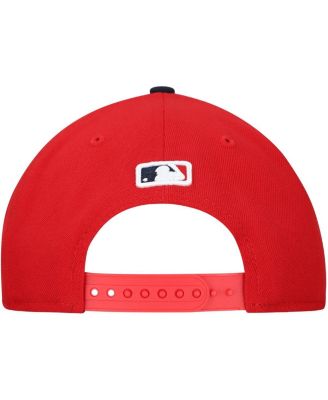 Men's Red/Black Cleveland Guardians Replica 9FORTY Adjustable Hat