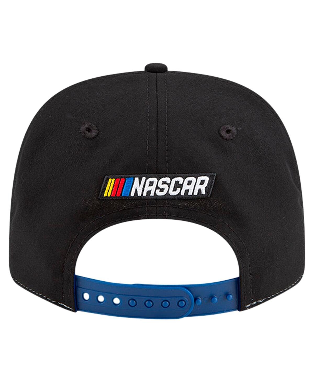 NEW ERA MEN'S ROYAL/BLACK JIMMIE JOHNSON LOWE'S 9SEVENTY STRETCH-SNAP HAT 