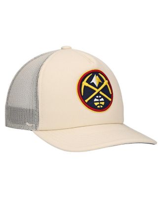 Men's Cream Denver Nuggets Trucker Adjustable Hat
