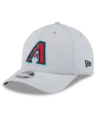 Men's Gray Arizona Diamondbacks 2025 MLB Clubhouse 9FORTY M-Crown Adjustable Hat