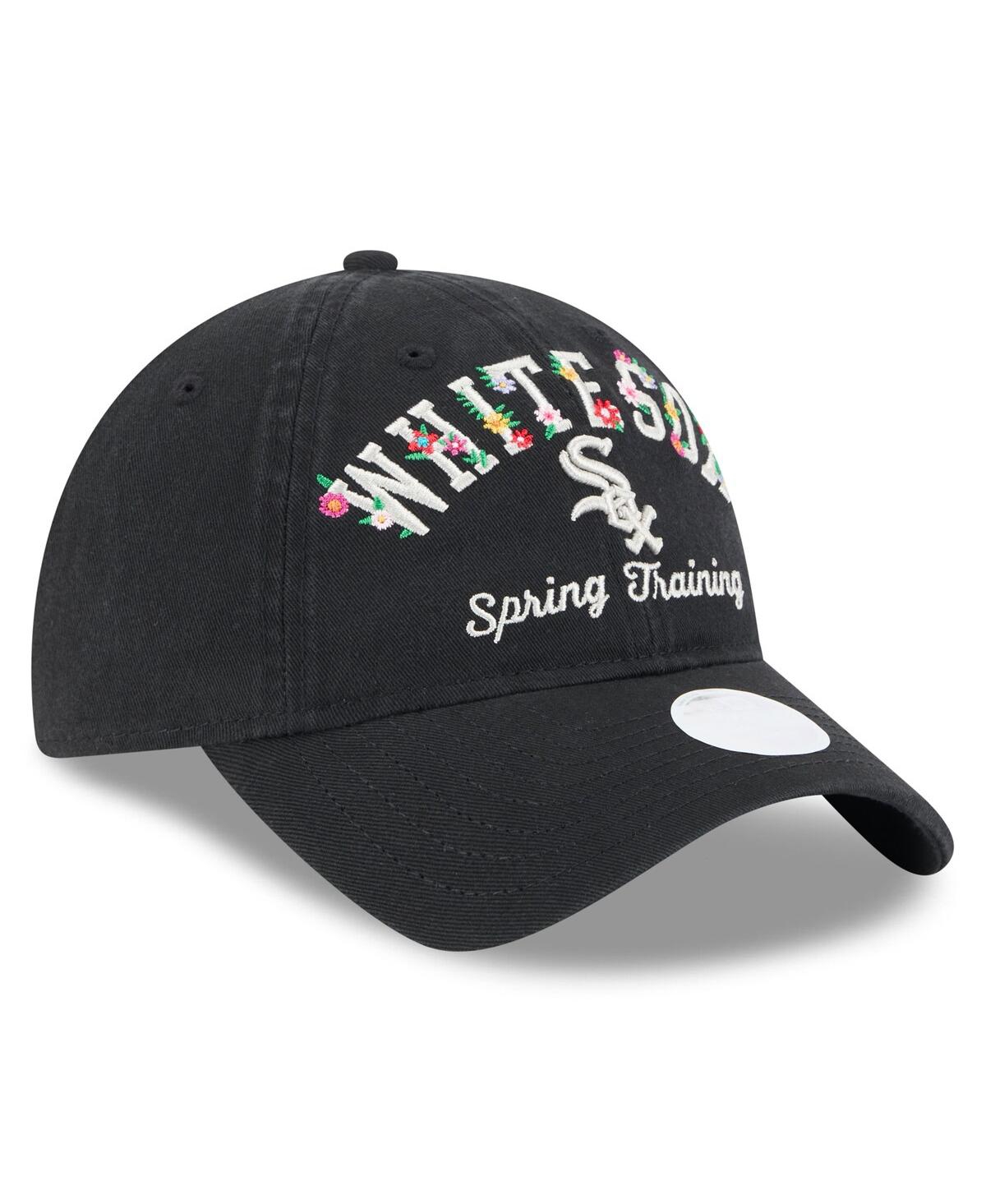 New Era Women's Black Pittsburgh Pirates 2025 Spring Training Floral 9twenty Adjustable Hat In Black
