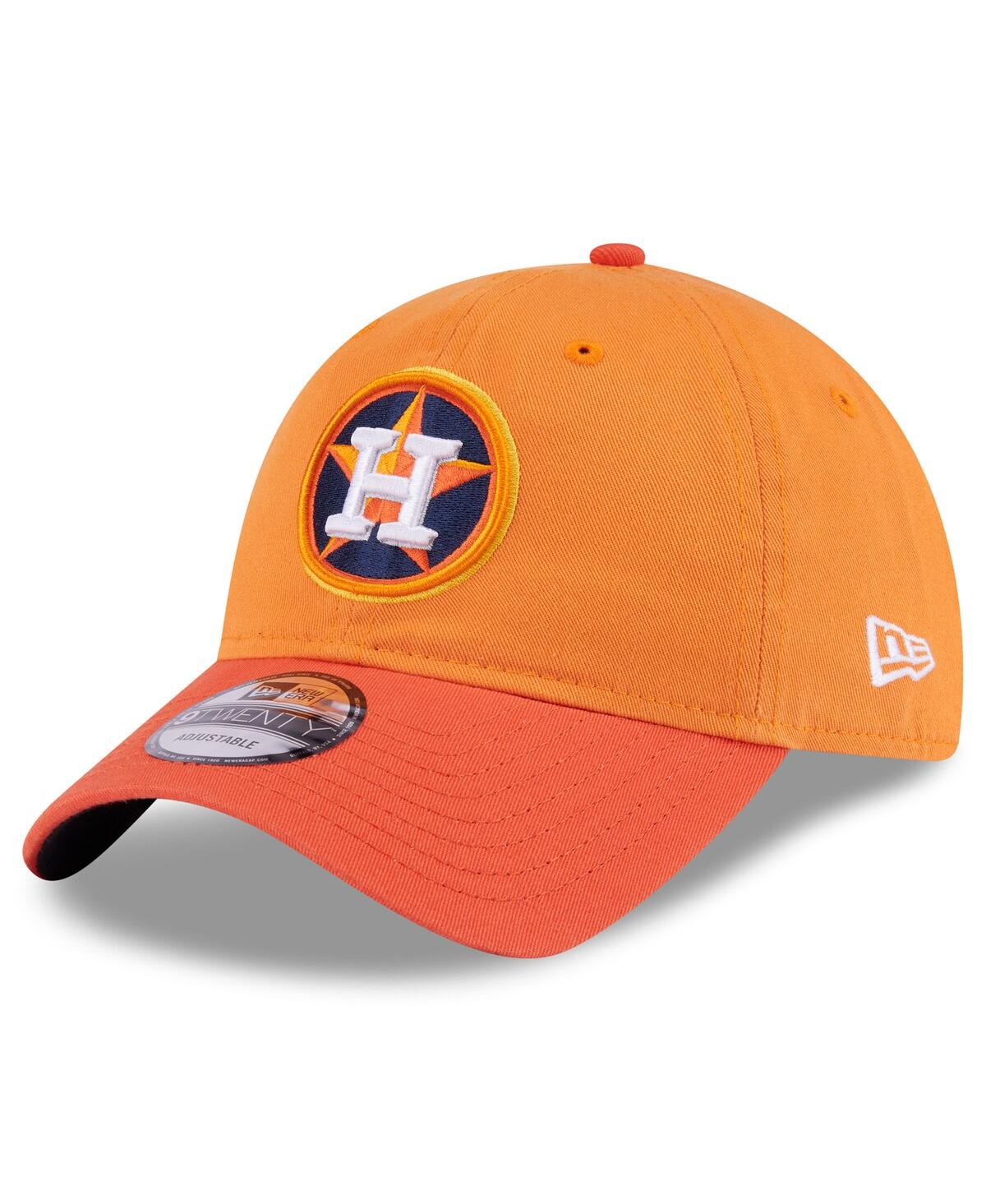 New Era Big Boys And Girls Orange Houston Astros 2025 Spring Training 9twenty Adjustable Hat In Orange
