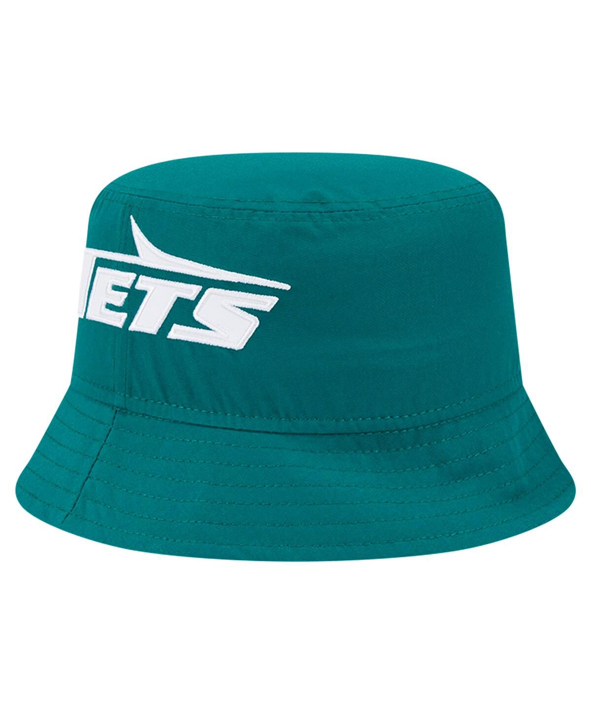 NEW ERA MEN'S GREEN NEW YORK JETS HELMET BUCKET HAT 