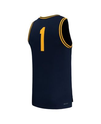 Men's 1 Navy Cal Bears Replica Basketball Jersey