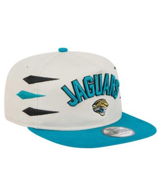 Men's Stone/Teal Jacksonville Jaguars Athletic Golfer Snapback Hat