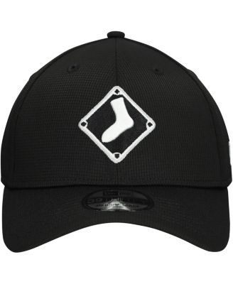 Men's Black Chicago White Sox 2025 Batting Practice 39THIRTY Flex Hat