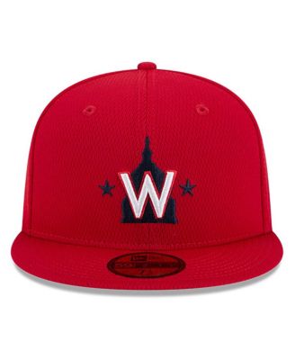 Men's Red Washington Nationals 2025 MLB Clubhouse 59FIFTY Fitted Hat