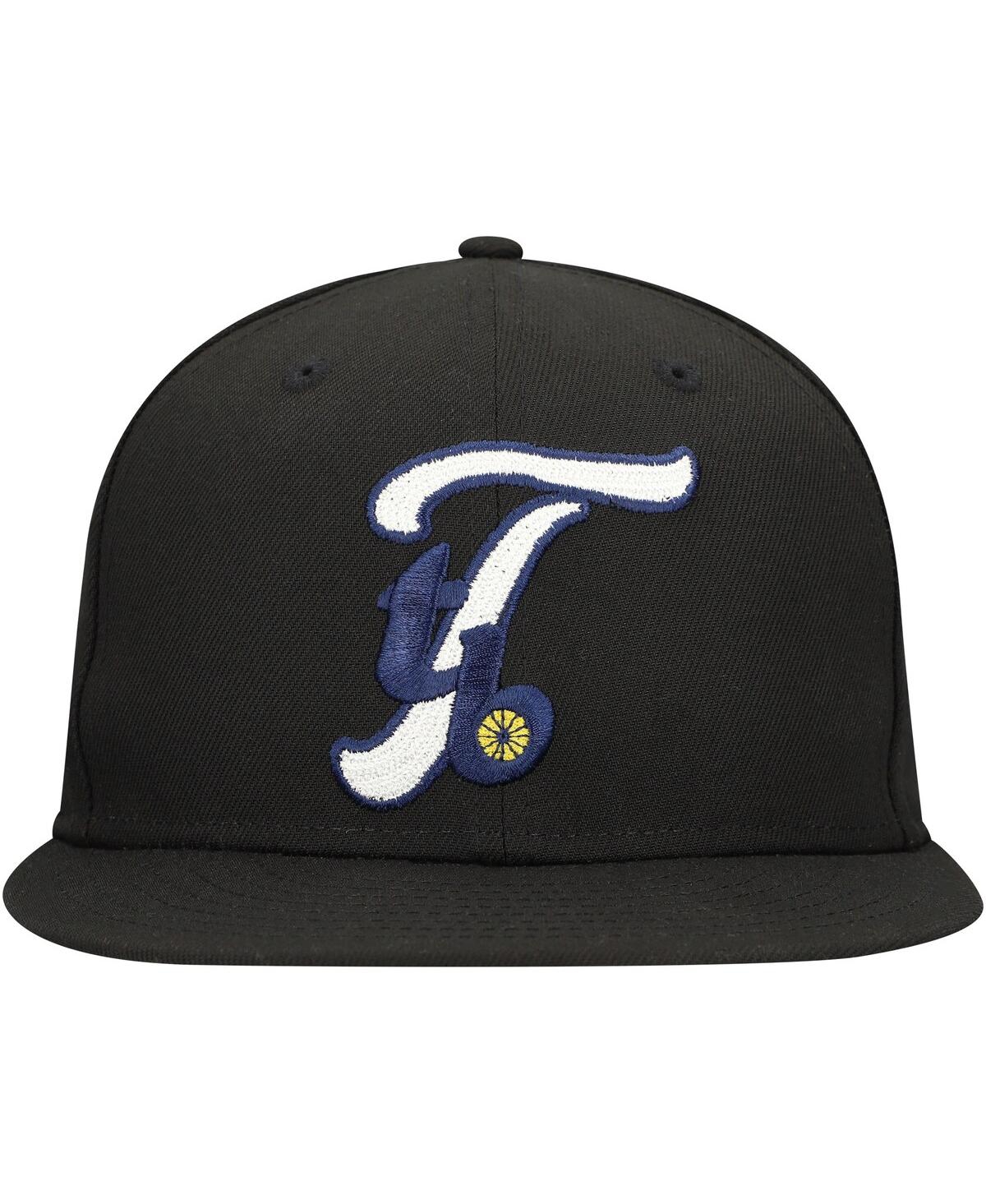 Shop New Era Men's Black Tampa Bay Rays Duo Logo 2.0 59fifty Fitted Hat