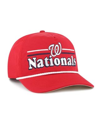 Men's Red Washington Nationals Campscape Hitch Adjustable Hat