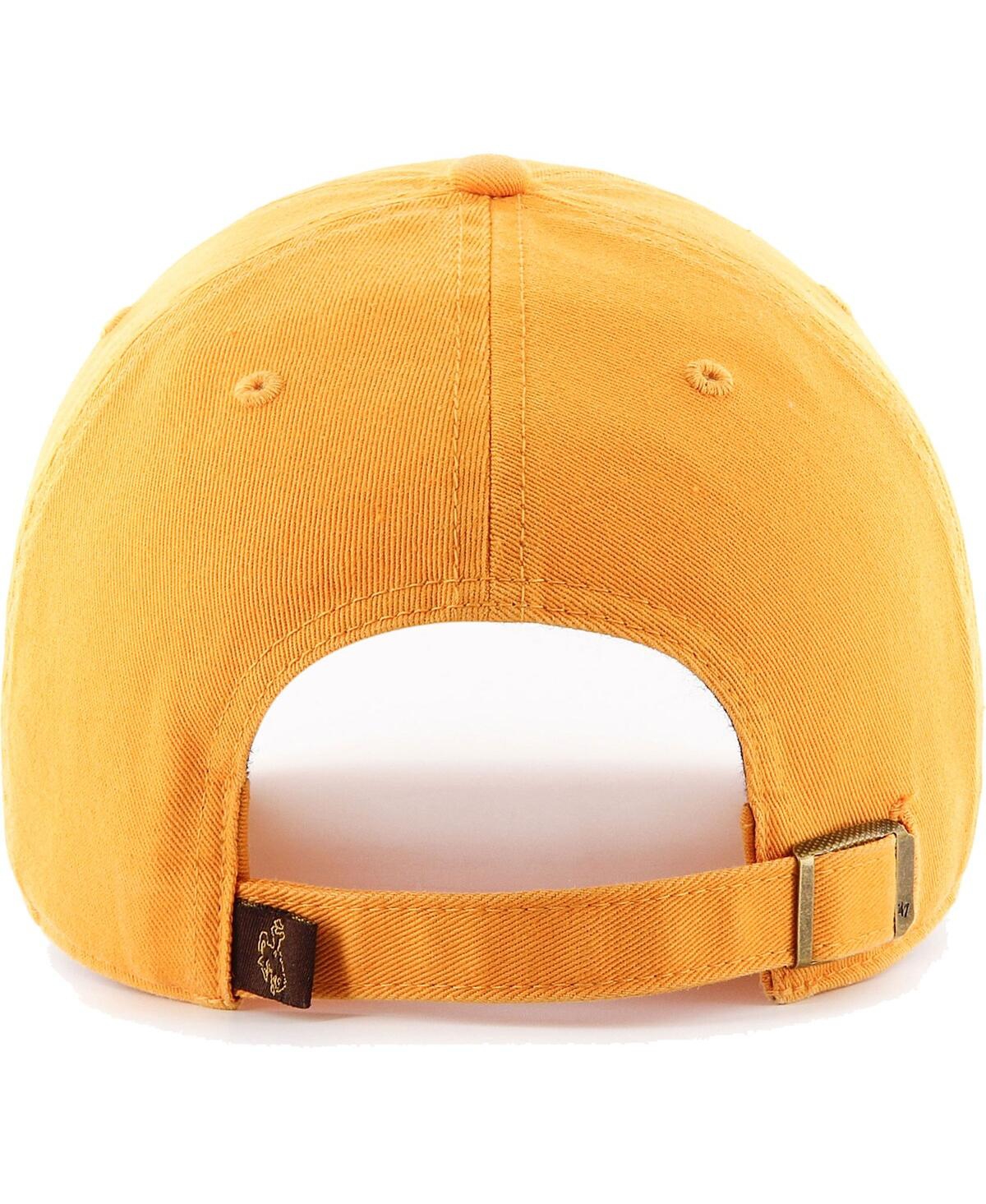 '47 Brand Men's Gold Wyoming Cowboys Vintage Clean Up Adjustable Hat