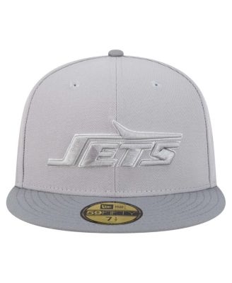 Men's Gray/Graphite New York Jets Iron Cloud 59FIFTY Fitted Hat