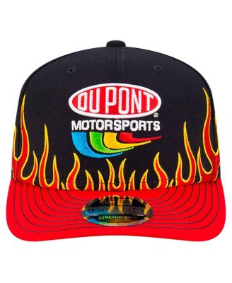 Men's Black/Scarlet Jeff Gordon DuPont Flames 9SEVENTY Stretch-snap Hat