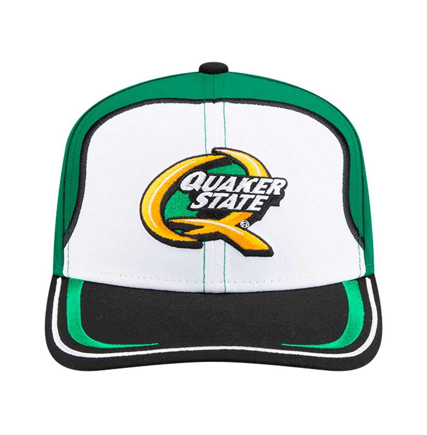 Мужской головной убор New Era White/Green Mark Martin Quaker State 9SEVENTY Stretch-snap Hat — фото 4