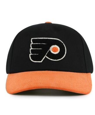 American Needle - Men's Black/Orange Philadelphia Flyers Burnett Adjustable Hat