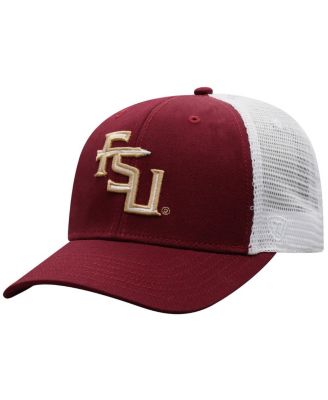 Top of the World - Men's Garnet/White Florida State Seminoles Victory Baseline Trucker Adjustable Hat