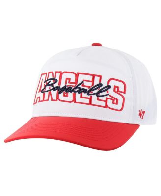 '47 Brand - Men's White Los Angeles Angels Lineman Hitch Adjustable Hat