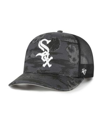 '47 Brand - Men's Black Chicago White Sox Fiji Trucker Adjustable Hat