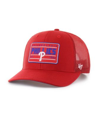 '47 Brand - Men's Red Philadelphia Phillies Hardline Trucker Adjustable Hat