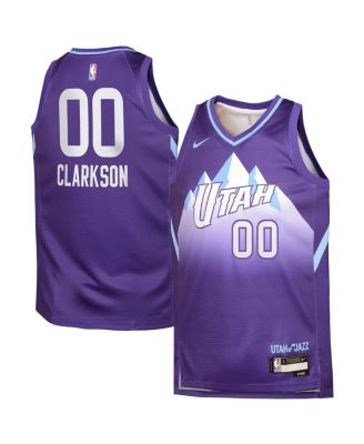 Nike - Big Boys and Girls Jordan Clarkson Purple Utah Jazz 2024/25 Swingman Player Jersey - City Edition