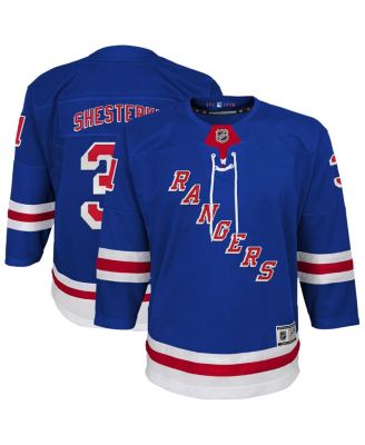 Outerstuff - Big Boys and Girls Igor Shesterkin Blue New York Rangers Home Premier Player Jersey