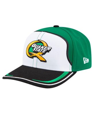 New Era - Men's White/Green Mark Martin Quaker State 9SEVENTY Stretch-snap Hat