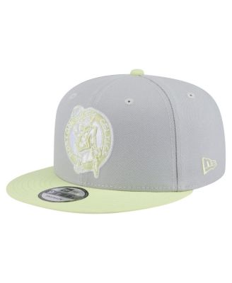 New Era - Men's Gray/Yellow Boston Celtics Color Pack Two-Tone 9FIFTY Snapback Hat