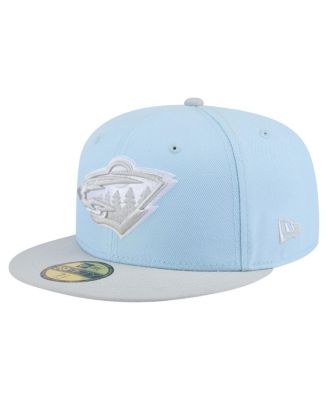 New Era - Men's Light Blue/Gray Minnesota Wild Color Pack Two-Tone 59FIFTY Fitted Hat