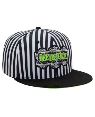 Men's Black Beetlejuice Green Piping 9FORTY Adjustable Hat