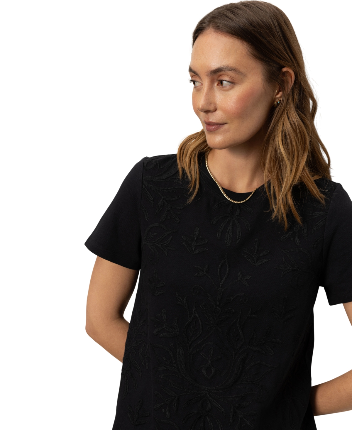 Sanctuary Women's The Only One Embroidered Cotton Dress In Black