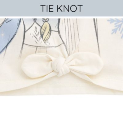 Little Girls Disney Queen Elsa T-Shirt and Shorts Outfit Set