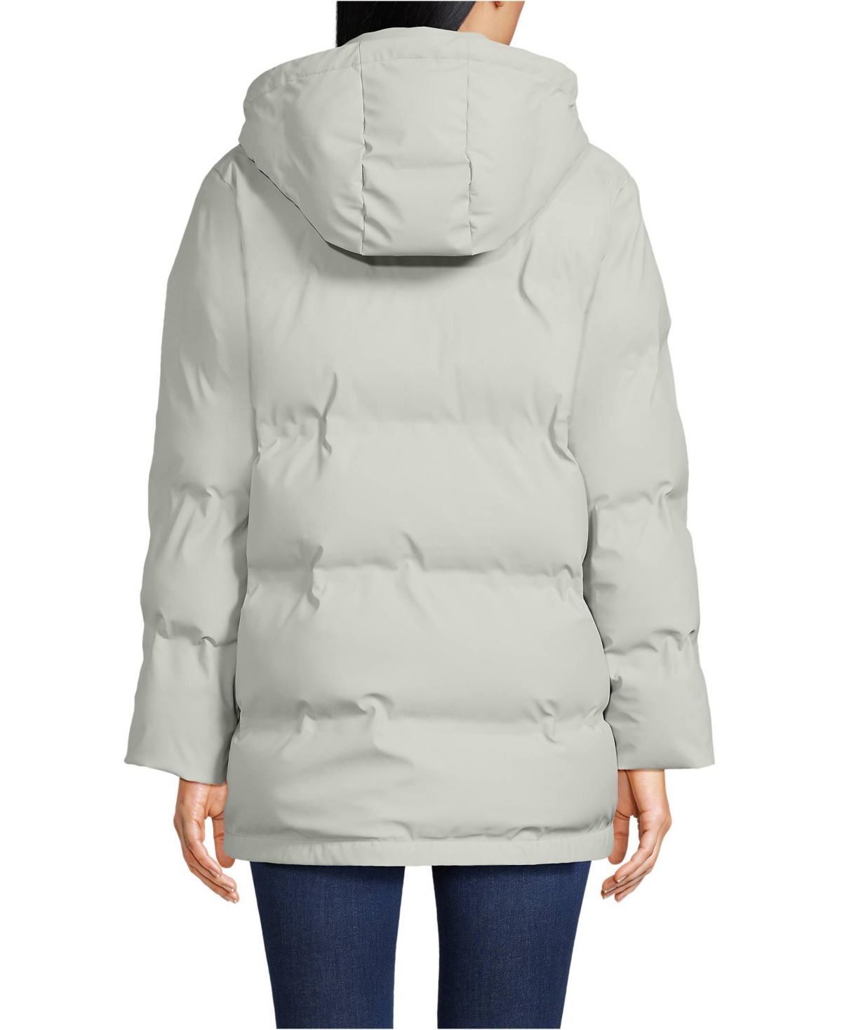 Lands' End Women's Squall Insulated Slicker Puffer Jacket