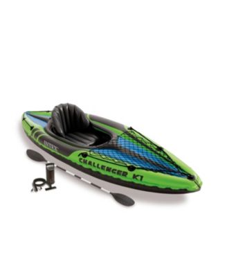 2-Person Inflatable Kayak w/ Oar & Pump 2 pack & 1-Person Inflatable Kayak