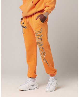Men's SSIX Sweat Pants- Orange, XL