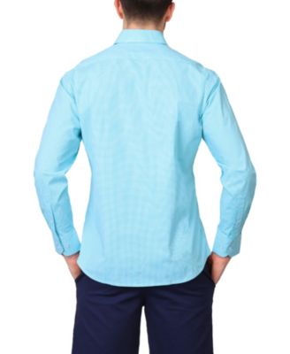 Men's Signature Micro Gingham Long Sleeve Shirt