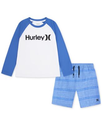 Hurley - Toddler Boys Shoreline Swim Top & Shorts, 2 Piece Set