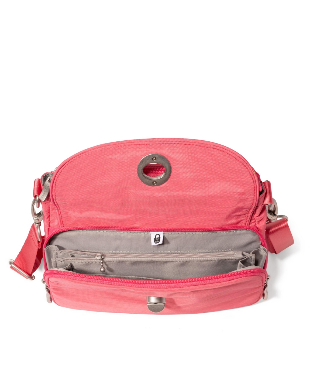 Baggallini Calais Medium Crossbody Bag In Flamingo