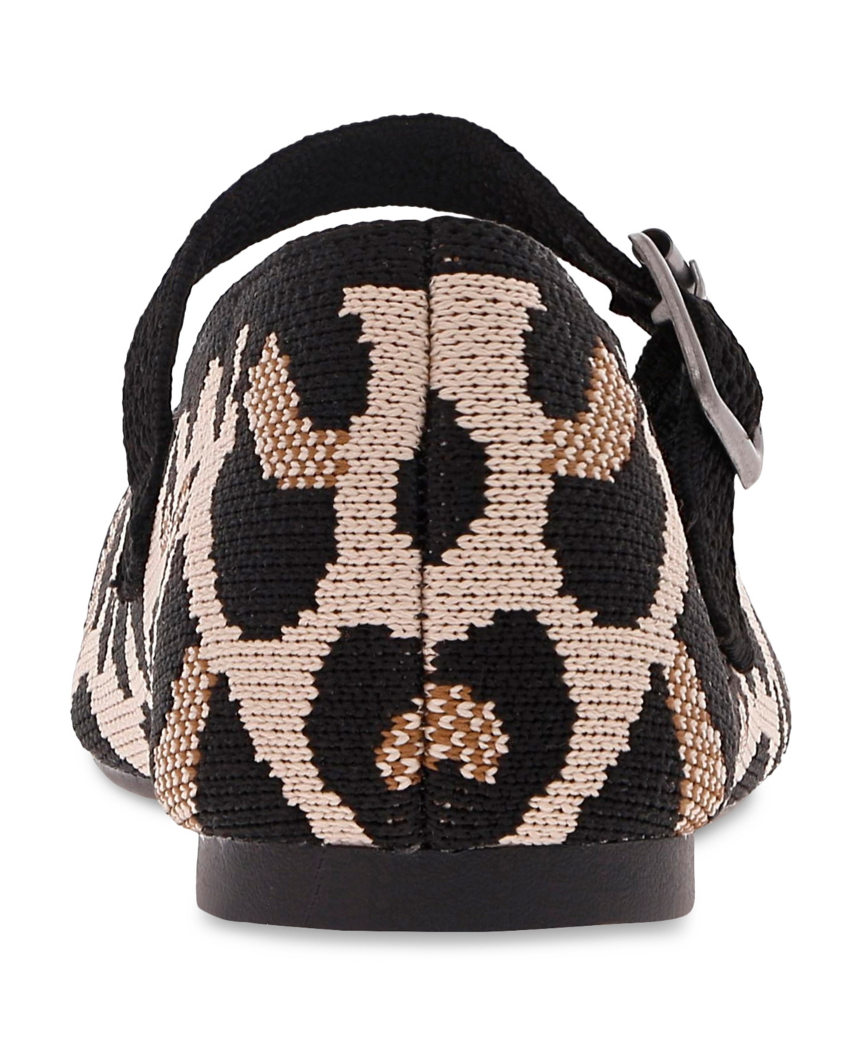Mia Brita Mary Jane Flat In Leopard