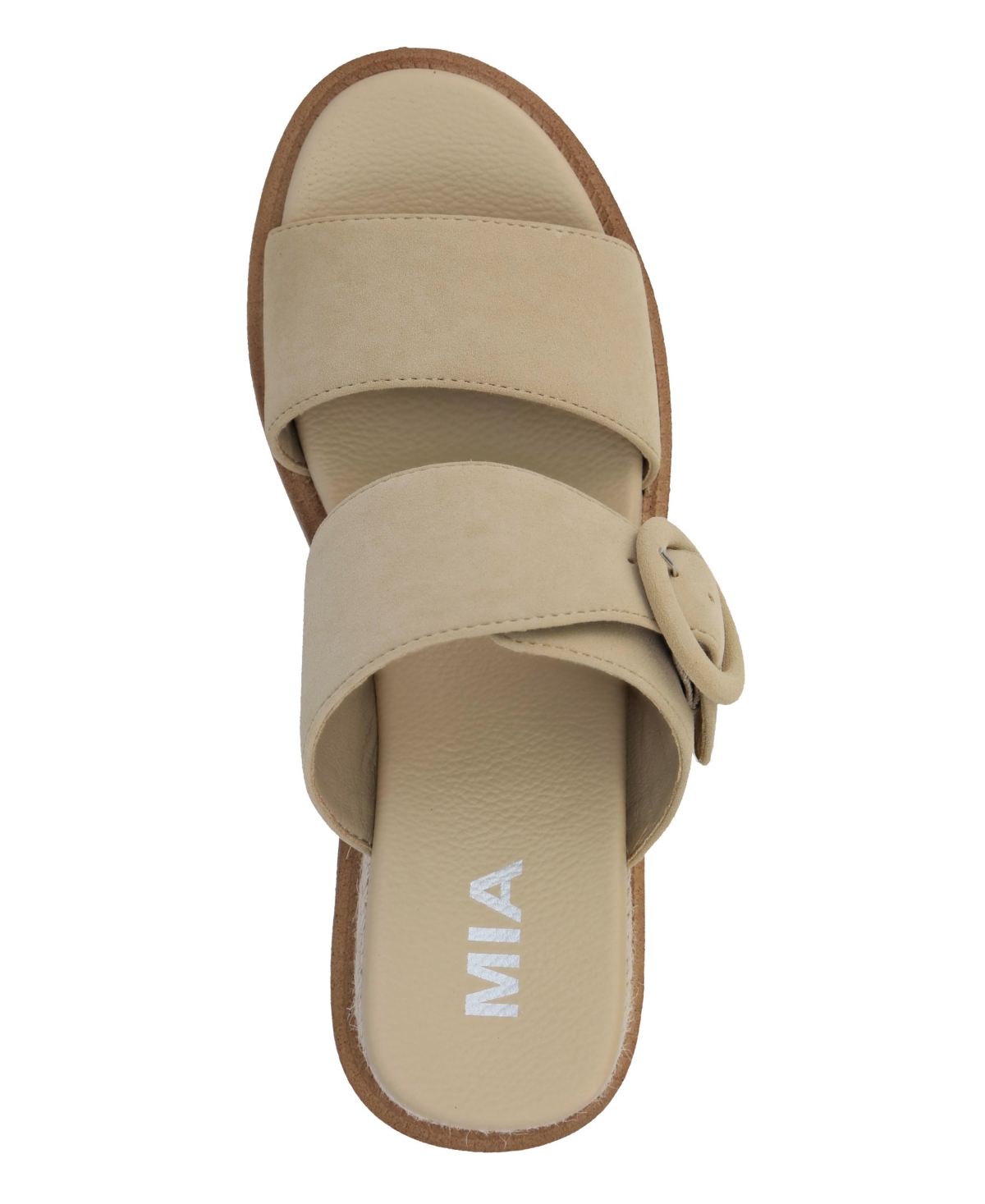 Mia Orla Platform Wedge Sandal In Sand