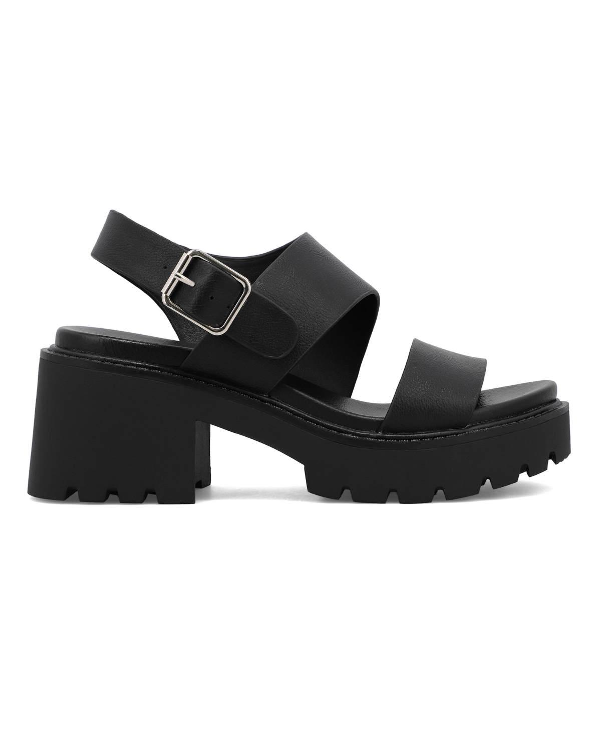 Mia Sheska Slingback Platform Sandal In Black