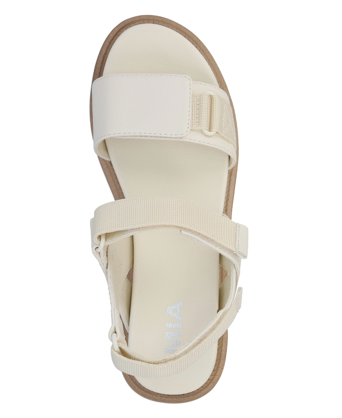 Mia Women's Jony Platform Round Toe Sandals In Bone