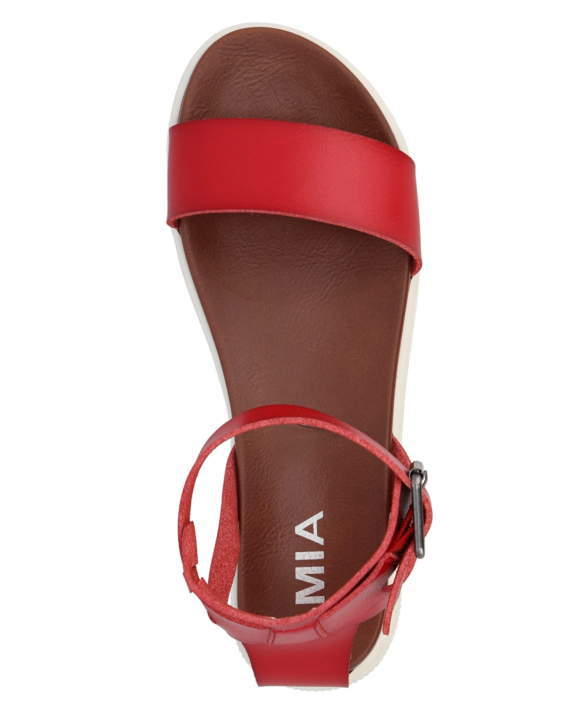 Mia Women's Ellen Round Toe Sandals In Red