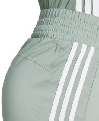 Women's Pacer 3-Stripes High-Rise Woven Training Shorts