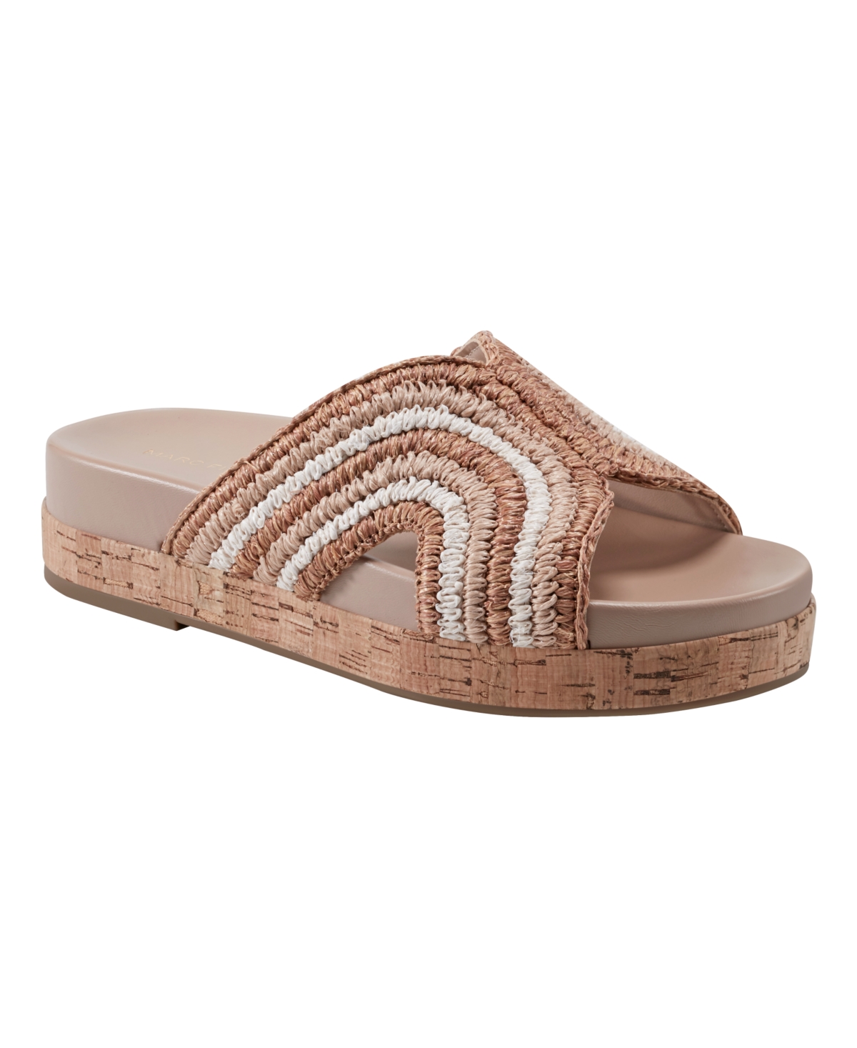 Women's Erim Woven Slip-On Flatform Sandals - Blue Multi