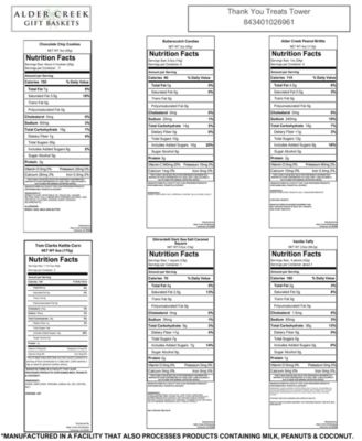 Thank You Treats Gift Tower, 8 Pieces