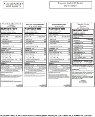 Espresso Martini Gift Basket, 8 Pieces