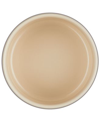 Stoneware Signature Salt Cellar with Wood Lid, 7-Oz.