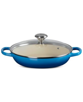 Enameled Cast Iron Signature Round 2.25-Qt. Braiser with Glass Lid