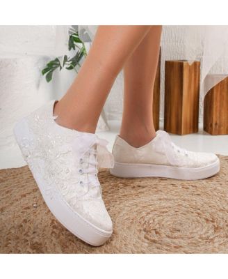 Elise Lace Bridal Sneakers