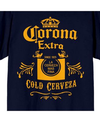 Cold Cerveza Label Men's Navy T-Shirt-3XL