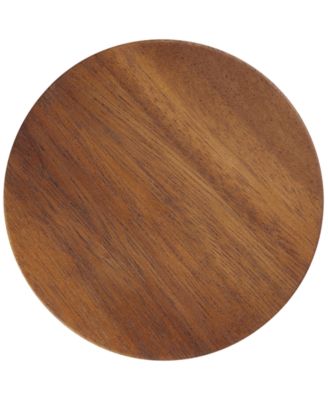 Stoneware Signature Canister with Wood Lid, 26-Oz.